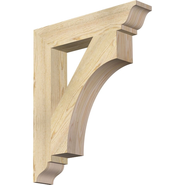 Ekena Millwork Westlake Traditional Rough Sawn Bracket, Douglas Fir, 4"W x 22"D x 26"H BKT04X22X26WTL01RDF - main